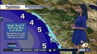 10News Pinpoint Weather for Sun. Oct. 7, 2018