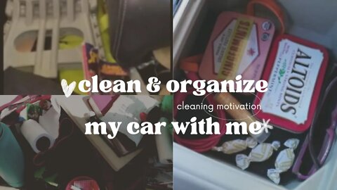 Clean & Organize My Car With Me