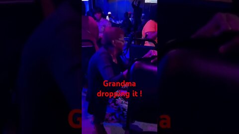 GRANDMA dropping it at the club! #shorts #dropping