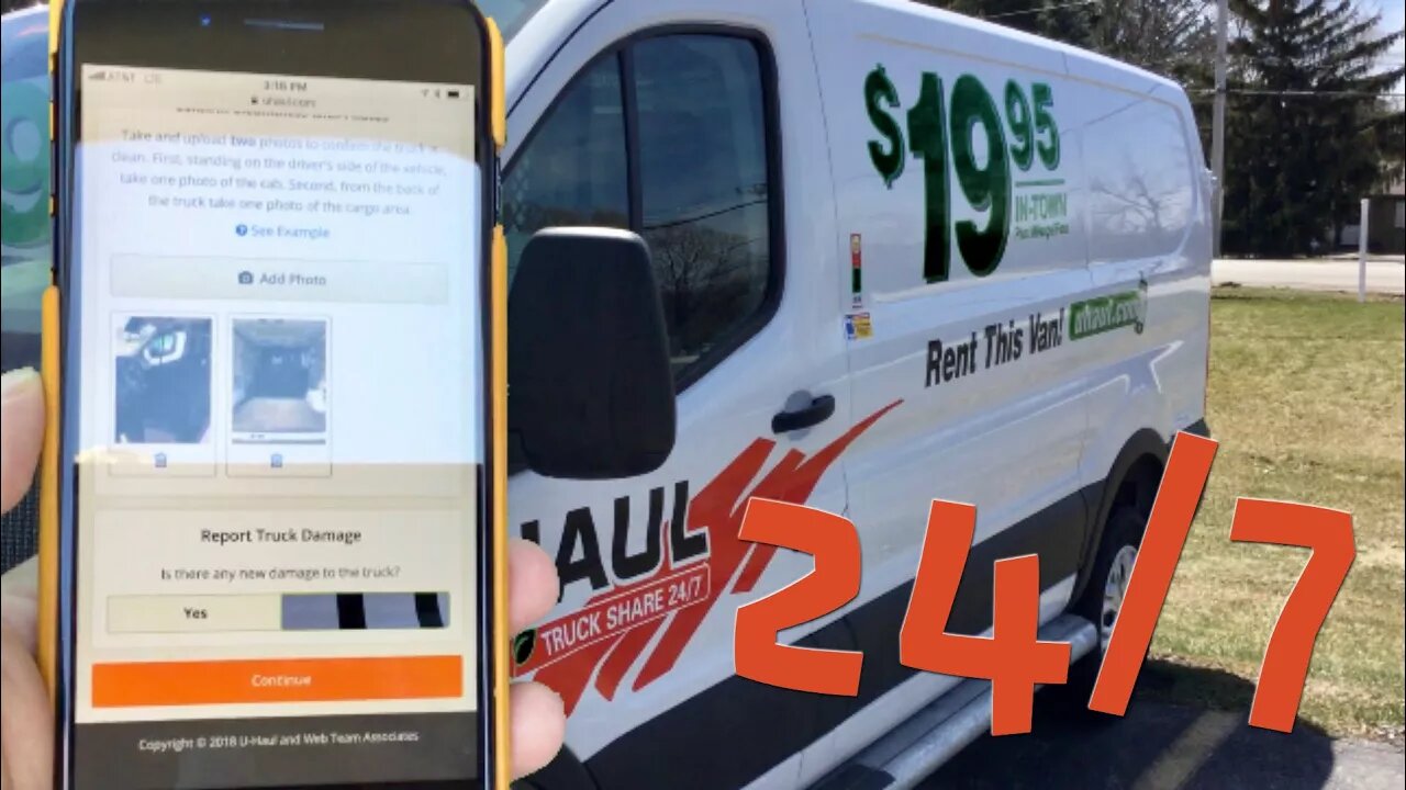 A Full Tour Of U Haul S Self Service Truck Rental Service U Haul Truck