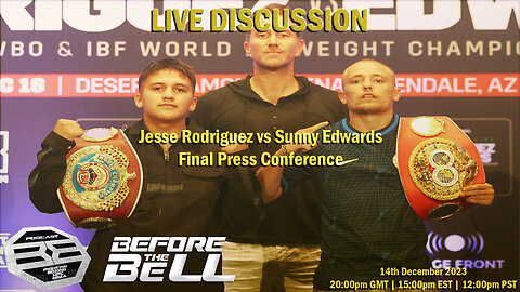 Jesse Rodriguez vs Sunny Edwards: Final Press Conference | LIVE COMMENTARY