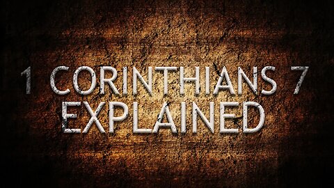 1 Corinthians 7 Explained | Pastor Anderson