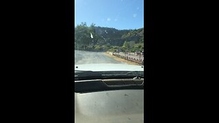 Driving into a active mine site