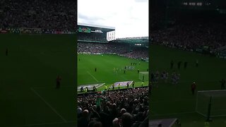 Celtic Fans Celebrate With The Team | Celtic 3 - 2 Rangers | 08/04/2023