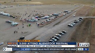 Low attendance costs Area 51 festivals