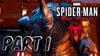 SPIDER-MAN MILES MORALES Gameplay Walkthrough Part 1 (FULL GAME) - No Commentary