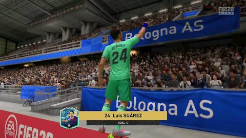 Fifa20 FUT Squad Battles - Luis Suarez strike. Spanish commentary.