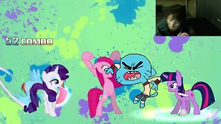 My Little Pony Characters (Twilight Sparkle And Rainbow Dash) VS Gumball The Cat In An Epic Battle