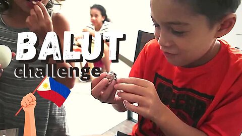 Our HALF American Kid eats Balut for the first time