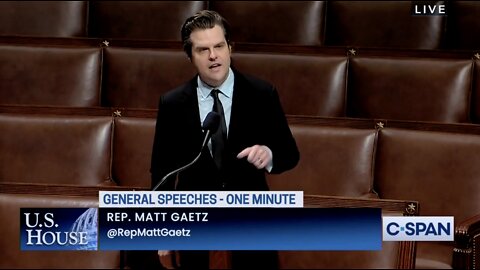 Gaetz: China Is a Greater Threat Than Russia