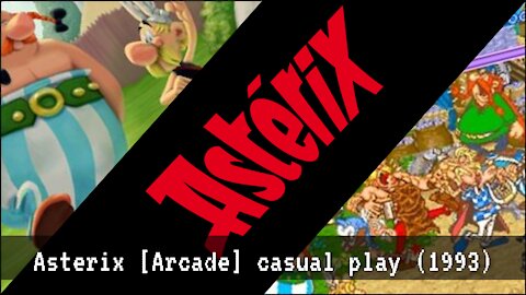Asterix [Arcade] causal play (1992)