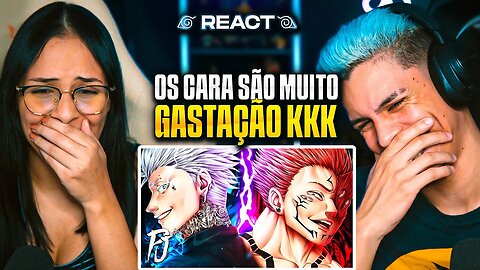 PEJOTA ft. SHINEZIN - Sukuna e Gojo Trap ❤️💙 | Reinado Vazio | [Casal Jounin React] 🔥