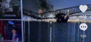 Series Of Explosions Bring Down Baltimore Bridge !!!