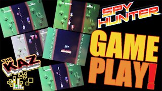 Spy Hunter Video Arcade Game Play