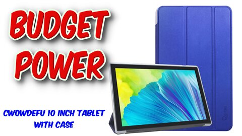 CWOWDEFU 10 inch Tablet with Case