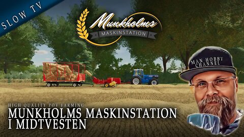 🚜🚛🌽🐮🐄🌲 Farming Simulator Munkholms Maskinstation - Midtvesten - Del 18🌲🐄🐮🌽🚛🚜