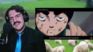 PASTOR REACT Rap do Rock Lee (Naruto) LÓTUS OCULTA | Flash Beats (Prod. WB Beats)