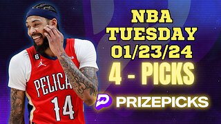 #PRIZEPICKS | BEST #NBA PLAYER PROPS FOR TUESDAY | 01/23/24 | BEST BETS | #BASKETBALL | TODAY