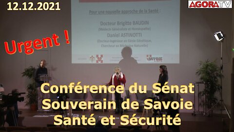 Conférence de l'Etat de Savoie - Sécurité et Service avec Doris et Brigitte - Informations urgente