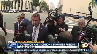 Governor has 3 options with Rep. Hunter guilty plea