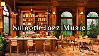 Cozy Coffee Shop Ambience & Summer Jazz Music for Stress relief ☕ Relaxing Jazz Instrumental Music