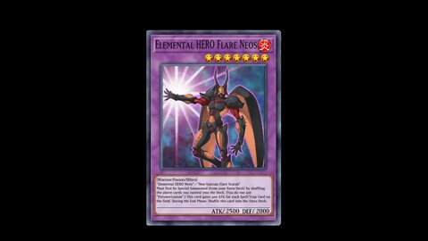 Yu Gi Oh! Elemental HERO Flare Neos