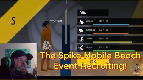 The Spike Volleyball - Mobile Beach Edition - 1- S-Tier in 1000 Sun Recruiting!