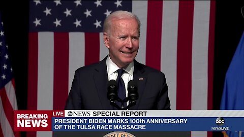 ABC News Special Report: Biden speaks on 100th anniversary of Tulsa Race Massacre