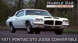 1 of 17 1971 Pontiac GTO Judge Convertible Muscle Car Of The Week Video Episode #202