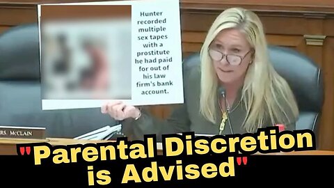 (Parental Discretion Advised) Marjorie T. Greene Brings Receipts Of Hunter Biden Paying For Hookers