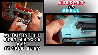 Comparing 2 Amazon 6 n 1 Staple guns| Shall vs Workpro Which one works best?