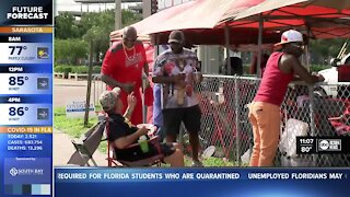 Bucs fans celebrate first home game