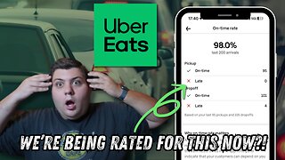 On Time Rating on UberEats - EVERYTHING You MUST Know!! New Ratings for Drivers?