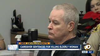 Man sentenced for death of elderly woman in Oceanside