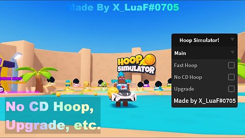 Roblox Hoop Simulator OP Script | No Cooldown, Upgrade, etc.