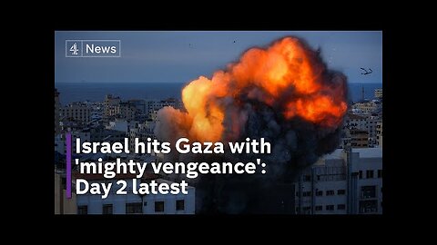 Day 2 update: Israel strikes Gaza with 'mighty vengeance'. Date: Oct 8, 2023