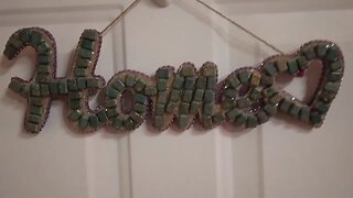 Home sign wall hanging craft 6/3/2023
