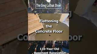 Reel #2 Flattening the Concrete Floor