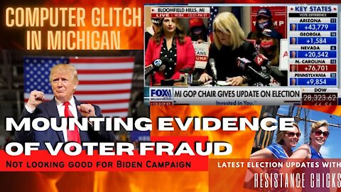 Mounting Evidence of Fraud! Computer "Glitch" In MI: The LATEST In Election News 11/6/2020