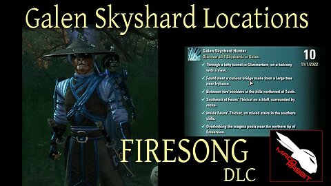 Galen Skyshard Locations Firesong DLC [Elder Scrolls Online] ESO