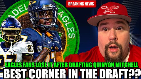 🚨Eagles Fans LOSES IT After DRAFTING Quinyon Mitchell🔥 | Live Reaction To The Draft Pick