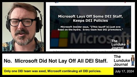 No. Microsoft Did Not Lay Off All DEI Staff.