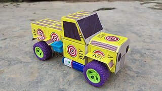 How to Make a Truck | DIY Matchbox Truck | Matchbox Project | DC Motor and Battery |