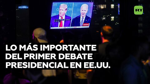 Lo más importante del primer debate presidencial en EE.UU.