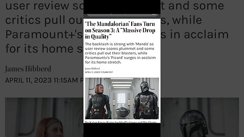 The Mandalorian is Beyond Saving #shorts #starwars