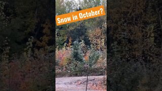Snow on October 8th? ❄️