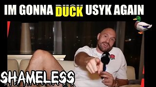 Tyson Fury ready to once again “DUCK” Oleksandr Usyk after Francis Ngannou Fight.