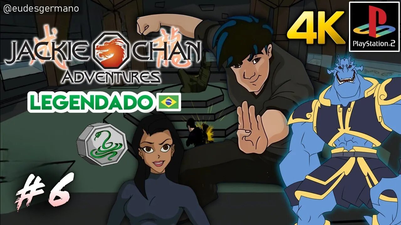 Jackie Chan Adventures (PS2) Parte 6 - Tchang Zu, o Demônio do Trovão  (Legendado) [4K]