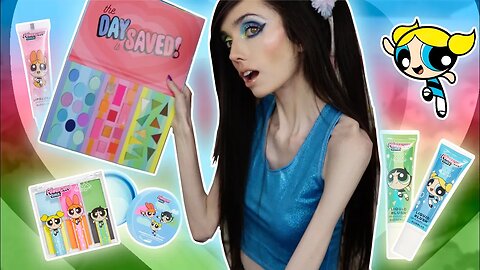 Powerpuff Girls X Revolution Makeup... Trying The Full Collection!