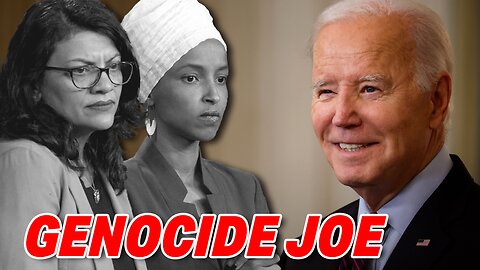 ILHAN OMAR LEADS FAR-LEFT PROTEST AGAINST BIDEN AND CALLS HIM " GENOCIDE JOE" FOR BACKING ISRAEL